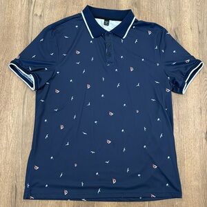 Manfinity Blue Polo Shirt